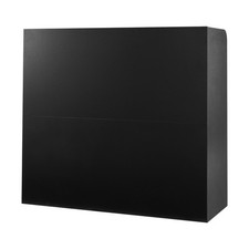 Uimoso Reception Desk Rectangular Front Counter Table 47.24" Black Office Table