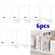 6x Shelf Dividers Storage