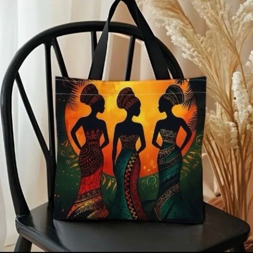 Female african silhouettes - african,