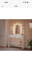 Large White Dressing Table
