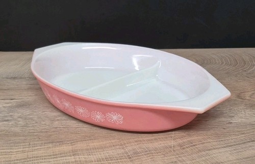 Vintage jaj pyrex pink daisy - jaj,