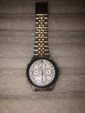 Mens Seiko Watch 1990 Vintage Pilots