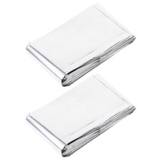 2 Pcs Foil Space Blanket