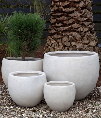 50cm rustic egg - rustic, planter/pot