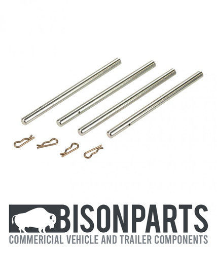 Brake pad fitting kit pins - pad, &