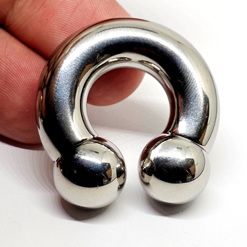 Horseshoe piercing 14mm balls - horseshoe,