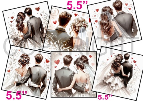Card toppers 5 wedding - 6,
