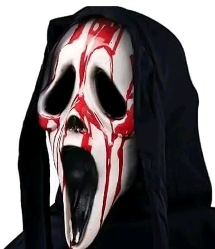 Halloween blood print - , scream