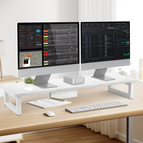 Dual monitor stand riser - dual,