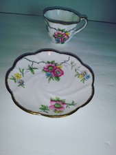 Tea cup and saucer set, Rosalia Salisbury Fine Bone China, England