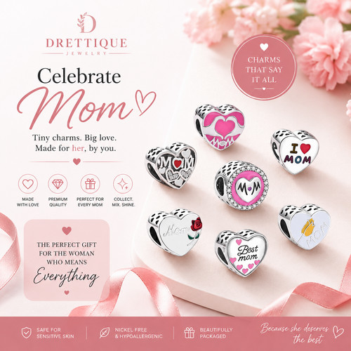 Sterling silver mom - sterling,