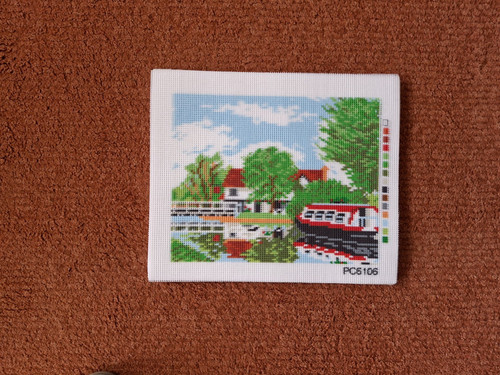 Tapestry canvas canal - canvas, "