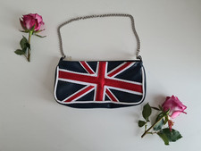 Dr Doc Martens handbag vintage DMs chain and leather union jack british flag