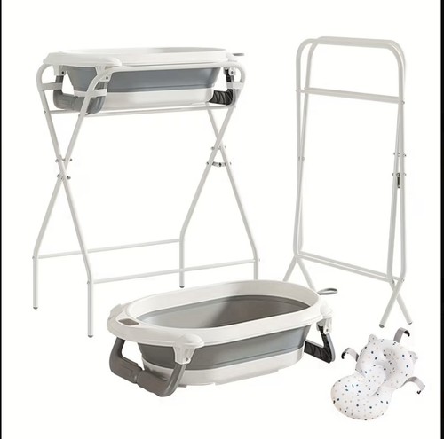 Tri fold baby bath with - tri-fold,