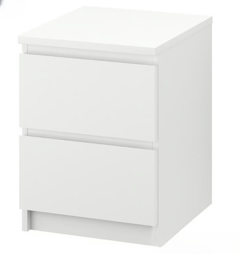 Ikea malm white drawer - drawer, chest