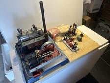 Wilesco Steam Engine With Drill for Märklin