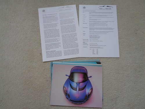 Lotus elise press pack - (s2),