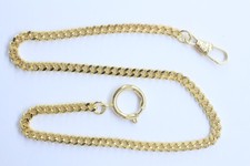 Catena dorata orologio tasca Pocket watch gold chain Montre poche chaîne doré #2