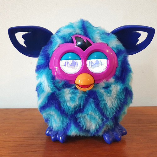 Furby hasbro boom 2012 blue - furby,