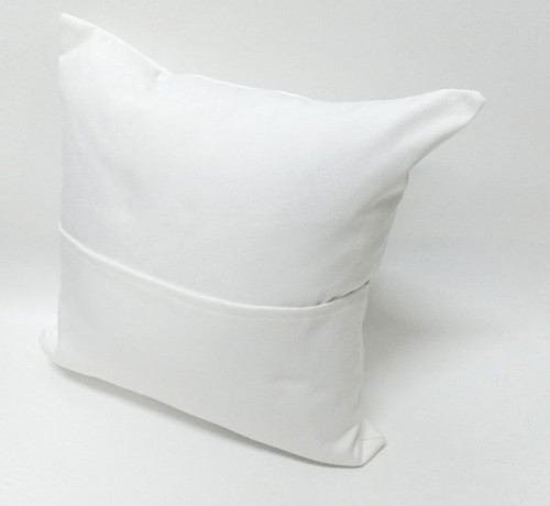 White sublimation pocket - white,