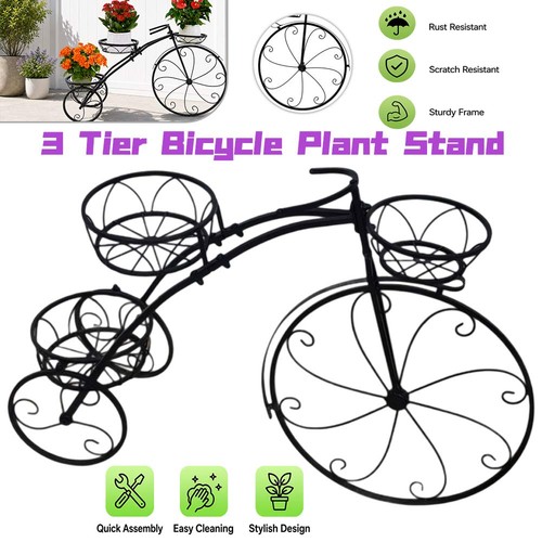 Tier plant stand wrought - 3-tier,