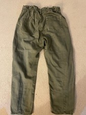 Zara Khaki Green Soft Canvas