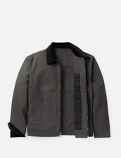 Filson Tacoma Work Jacket Charcoal Dark Grey Black Canvas Corduroy CC
