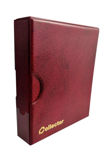 Red coin album case holder - case,