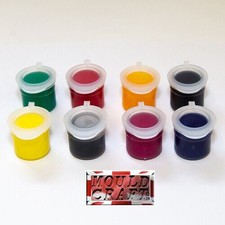 MOULDCRAFT POLYESTER TRANSPARENT PIGMENTS FOR RESIN TABLES  EPOXY RESIN COLOURS