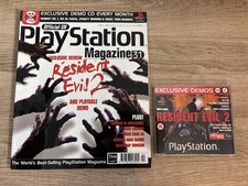 Official UK Playstation Magazine April 1998 Issue 31 + Demo Disc In Ex Cond RARE