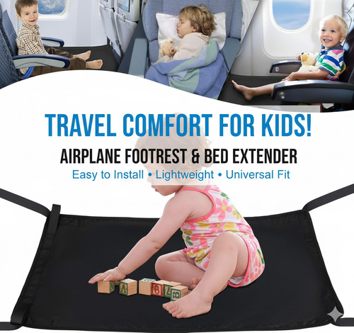 Kids travel airplane - travel, bed