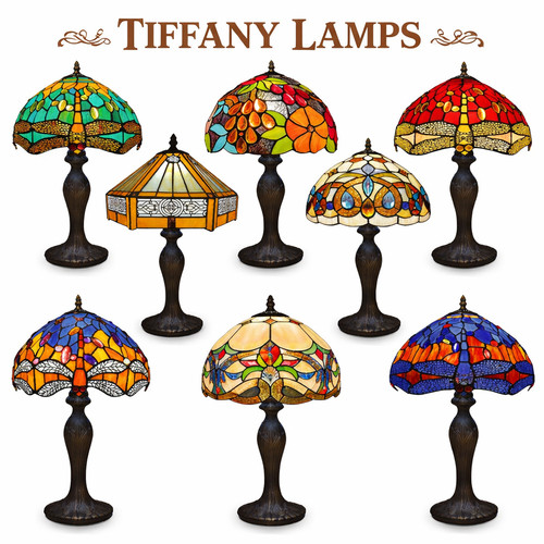 Tiffany style table - tiffany, lamp