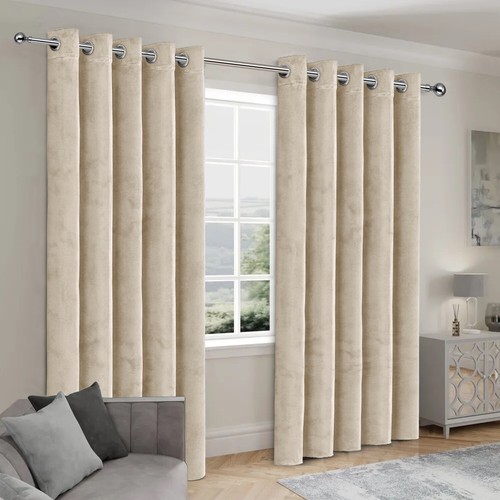 Luxury crushed velvet - crushed, curtains
