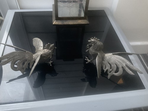Menu holders pair antique - pair,