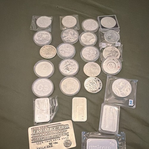 Mixed silver bullion - mixed,