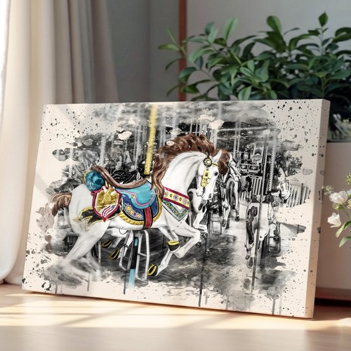 Carousel fairground horse - carousel,