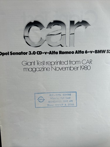 Vauxhall senator cd car - vauxhall,