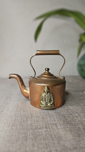 Mini vintage copper kettle - mini,