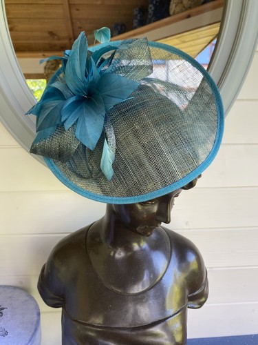 Hat box stunning teal - hat,