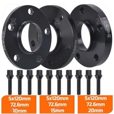 Black Hubcentric 10/15/20mm