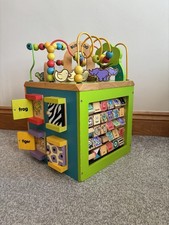 Busy Zoo Baby Wooden Activity Cube