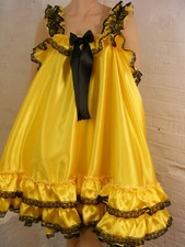 sissy ADULT baby dress satin