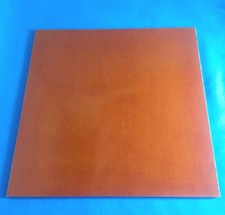 Brown Linen Micarta (1) .031" x 12" x 12" Knife Handle Spacer Material Sheet