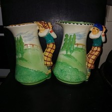 2 Burleigh Ware  Golfer Jugs