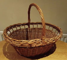 Vintage Woven Wicker Shopping