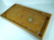 Vintage Wooden Bagatelle Traditional Tabletop Pinball Game- Czechoslovakia 1970s