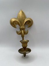 Brass wall candle holder - wall,