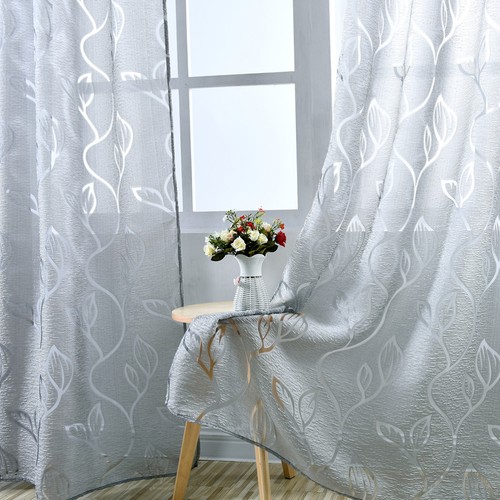 Pcs lined voile curtains - 2,