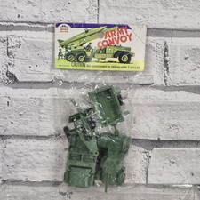 Army Convoy Vintage Figure Military Vehicles New Sealed Hong Kong Plastic