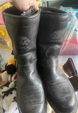 BKS Leather motorcycle Boots